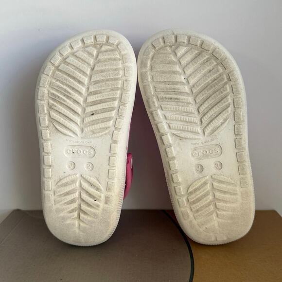 Limited Edition Crocs X Barbie Girls Clog Barbie Pink Kids Sandal - J 2 - Picture 9 of 9